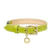 Cheshire & Wain - Leather Green Cat Collar