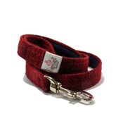 My McDawg - Red Check Harris Tweed Dog Lead