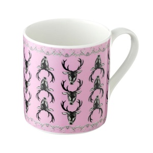 Stag Mug in Pink