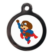 PS Pet Tags - Flying Superdog Pet ID Tag