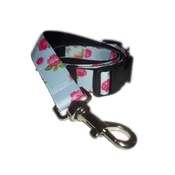 Zukie Style - Vintage English Rose Dog Collar & Lead Set