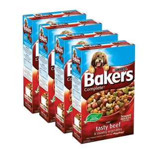 Complete Beef & Veg Dog Food x 4