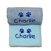 My Posh Paws - Personalised Puppy Gift Set - Blue