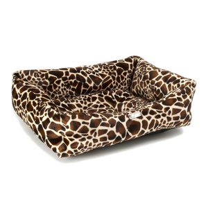 Giraffe Print Dog Bed