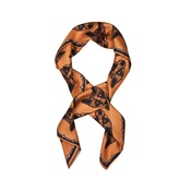 Lisa Bliss - Fox Print Scarf in Orange