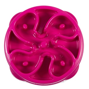 Flower Pink Small Slow Feeder Bowl