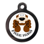 PS Pet Tags - Free Hugs Pet ID Tag