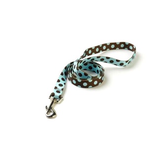 Blue and Brown Polka Lead