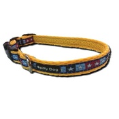 SpiffyDog - Yellow Star Pattern Dog Collar
