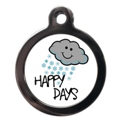 PS Pet Tags - Happy Snowy Days Dog ID Tag