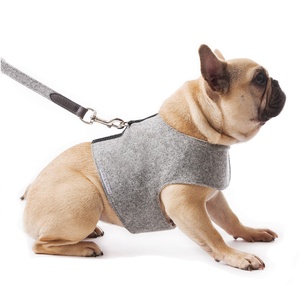 Stoneham Grey Tweed Dog Harness
