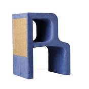 Catworks - Scratching Post - Letter R - Blue