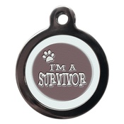 PS Pet Tags - Boy I'm A Survivor Pet ID Tag