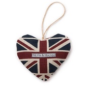 Mutts & Hounds - Union Jack Linen Lavender Heart