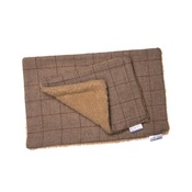 Minkeys Tweed - Barnaby Luxury Tweed & Fleece Blanket