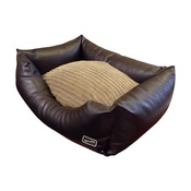 Hem & Boo - Chill Out Rectangular Dog Bed - Brown