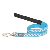 Red Dingo - Ziggy Reflective Dog Lead – Turquoise