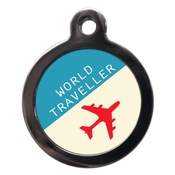 PS Pet Tags - World Traveller Dog ID Tag