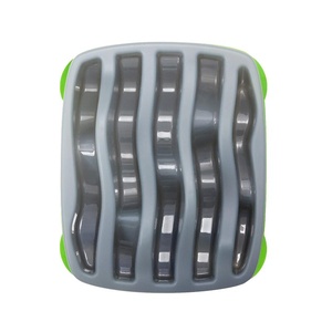 Hills Grey Large Slow Feeder Bowl