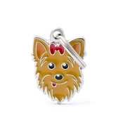 My Family - Yorkshire Terrier Engraved ID Tag