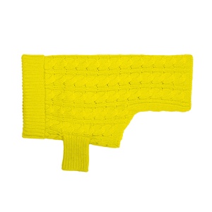 Kora Cable Knit Cashmere Dog Sweater - Wasabi
