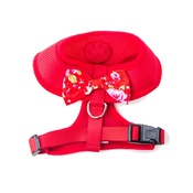Pet Pooch Boutique - Red Vintage Bow Dog Harness