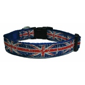 Woof and Meow - Union Jack Dog Collar