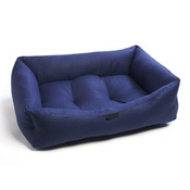 Pet Pooch Boutique - Navy Birdseye Dog Bed
