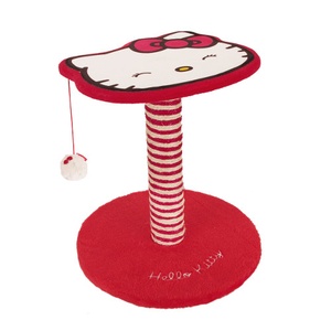 Hello Kitty Cat Activity Post with Fur Ball