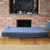 Hunt & Wilson - Memory Foam Tweed Dog Bed – Marine
