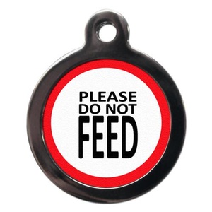 Please Do Not Feed Pet ID Tag