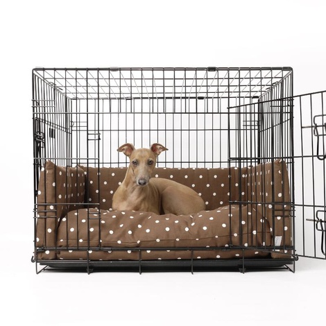 dog crate bed with bumpers