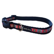 SpiffyDog - Pink Paw Print Collar