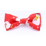 Pet Pooch Boutique - Red Snowman Bow Tie