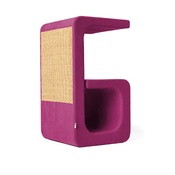 Catworks - Scratching Post - Letter G - Pink