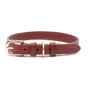 Mutts & Hounds - Grape Leather Dog Collar