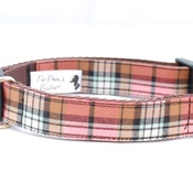 Pet Pooch Boutique - Mocha Barkberry Plaid Collar