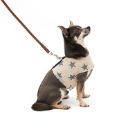 Mutts & Hounds - Navy Star Linen Soft Dog Harness