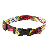 Yellow Dog - Comic Print Dog Collar