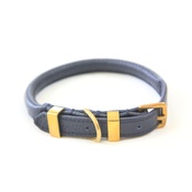 Teddy Maximus - The Hattie Luxury Rolled Leather Dog Collar