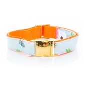 Pet Pooch Boutique - Pineapple Collar - On Gold