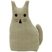 Raine & Humble - Morgan Wright Country Lace Cat Doorstopper Lime