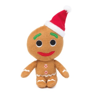 Gingerbread Man Christmas Dog Toy