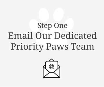 Email our priority Paws team