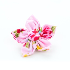 Pink Vintage Flower Collar Accessory