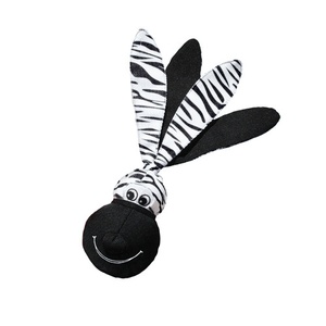 KONG Wubba Floppy Ears Dog Toy - Zebra
