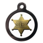 PS Pet Tags - Sheriff Pet ID Tag