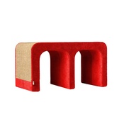 Catworks - Scratching Post - Letter M - Red