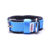 El Perro - 2.5cm width Fleece Comfort Dog Collar – Sky Blue
