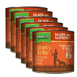 Salmon Raspberry Wet Food Dog Food x 6